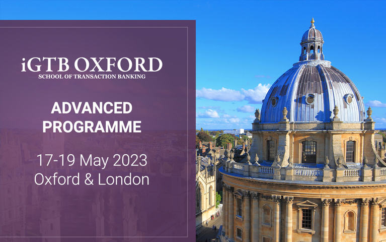 Oxford school of Transaction banking 15-17 MAY 2024